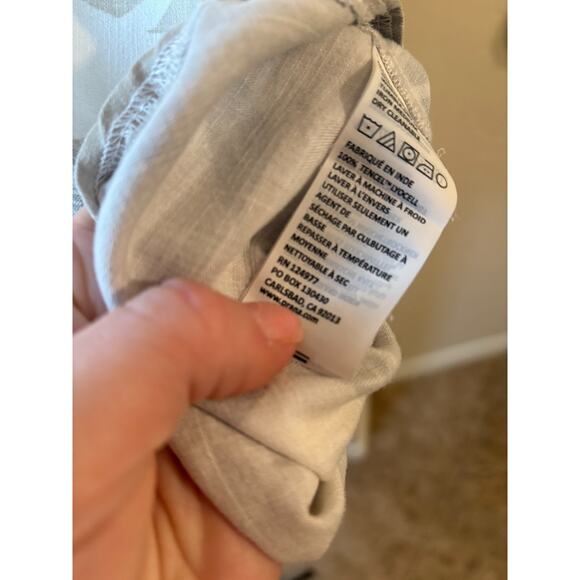 PrAna Women's McKenzie Neutral Tie Front Tank Top Bone Paloma Size S (2-8) - Picture 6 of 6